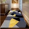 Geometrischer Läufer Teppich Moderner Minimalismus Zuhause Geometrisches Puzzle Design Rutschfester Teppich Eingangsbereich Innen Wasserabsorbierend Ma