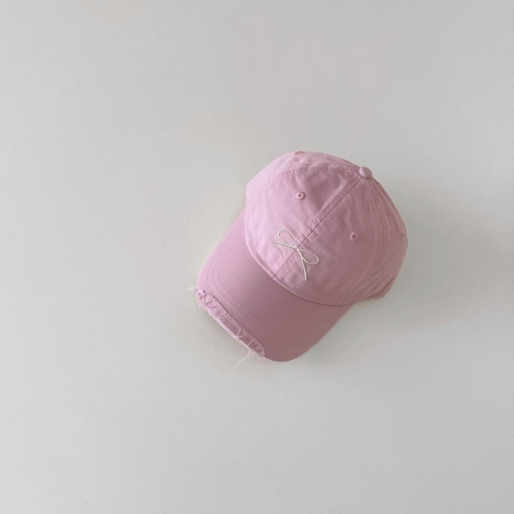 

Милая детская бейсболка INS Простота Корейская мода Симпатичная вышивка Бант Кепка с козырьком для детей Путешествия Открытый воздух Солнцезащитная шляпа