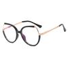 Vintage Round Oversized Photochromic Reading Glasses Women Anti Blue Light Hyperopia Prescription Eyewear +1 5 +2 5 Fashion