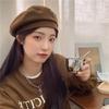 Japanese-style Autumn and Winter Wool Beret Girl's Temperament Is Sweet and Versatile and Fashionable Painter's Hat