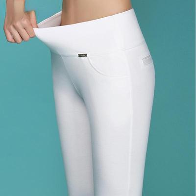 Hohe Qualität Bleistift Hosen Capris Frauen 2022 Sommer Stil hohe Taille elastische dünne Hosen weibliche Hose Frau Pantalon Femme