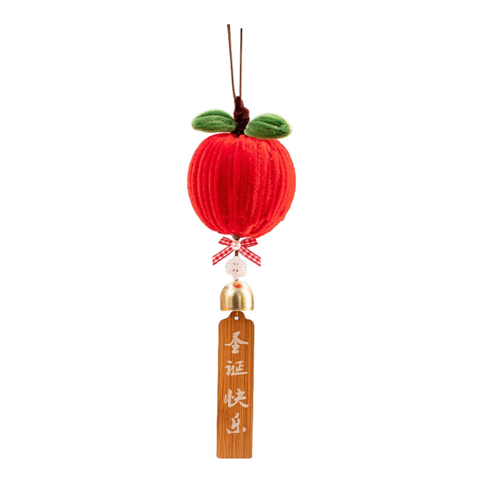 

DIY Christmas Ornaments Kit Dorm Indoor Apple Crafts Xmas Hanging Decoration for Housewarming Fireplace Farmhouse Car Classroom