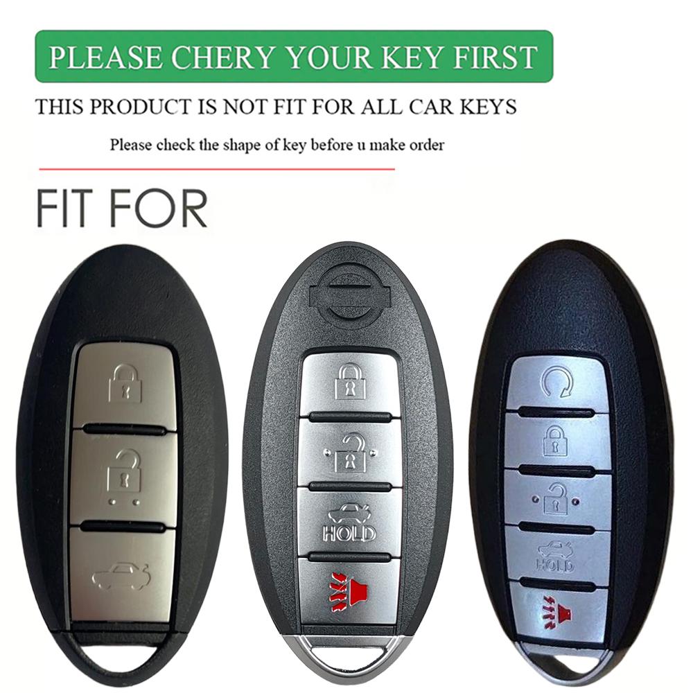 Silicone Key Case For Nissan Tiida Qashqai J11 J10 Micra Kicks Altima X-Trail Fuga Navara Leaf Note Sentra Murano Car Key Cover