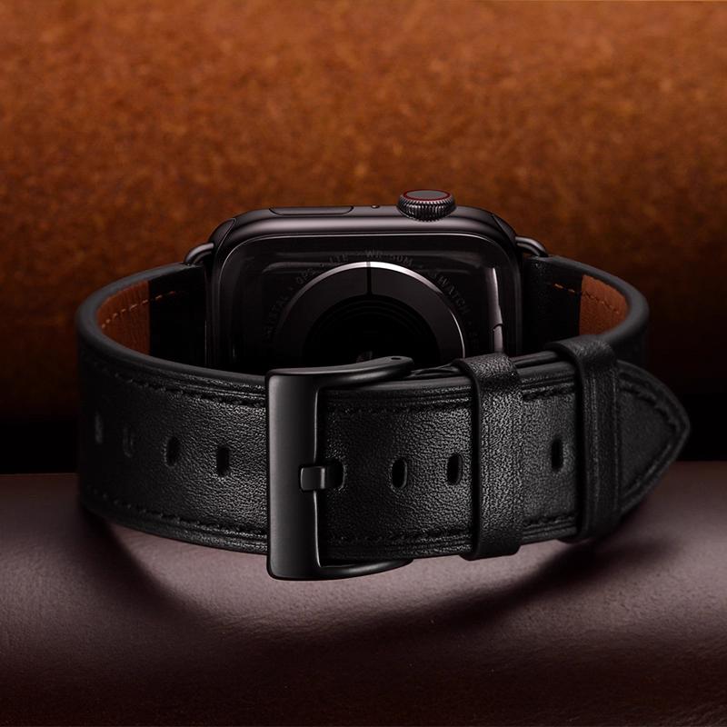 Strap for Apple Watch 11 Band 46mm 42mm 44mm 45mm 49mm 41 40 Leather+Silicone Correa Bracelet iWatch Serie 10 9 Ultra 3 8 7 6 SE