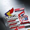 AAAKU1 For HONDA Reflective Motorcycle Stickers, 3M Safety Warning At Night In the Dark Scooter Helmets