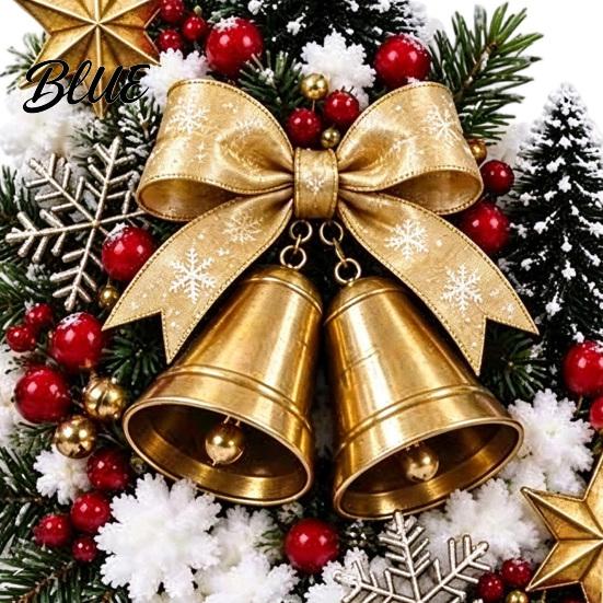 Holiday Entryway Stair Snowy Banister Decor Warm Sleigh Railing Garland Santa LED Lighted Decoration Pre-Lit