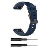22mm Silicone Watch Band for Garmin Fenix 5/Forerunner 935 945/Quatix 5/Quatix 5 Sapphire/Approach S60 Twill Texture Wrist Strap