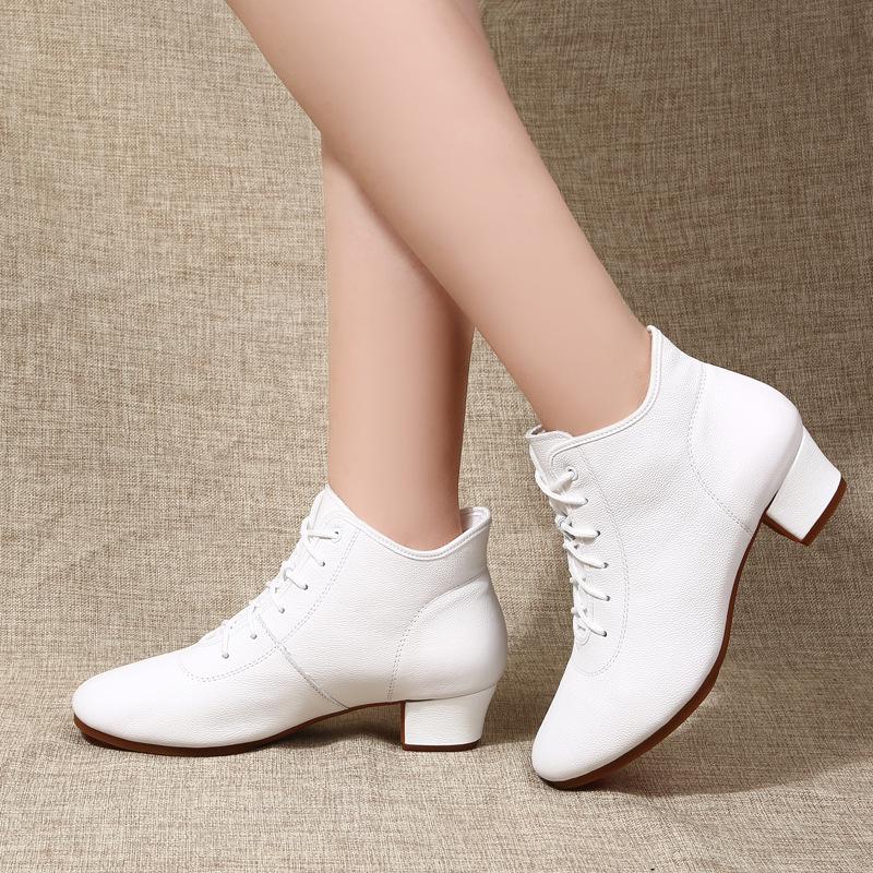 Women's Soft Sole High-Top Latin Ballroom Dance Boots