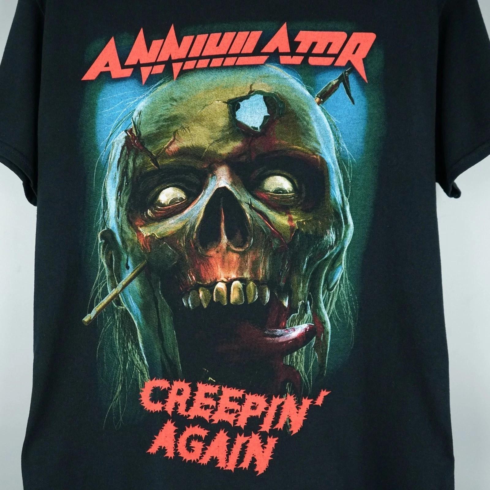 Again  Annihilator  Band  Concert  S-5XL Unisex T-Shirt XXL
