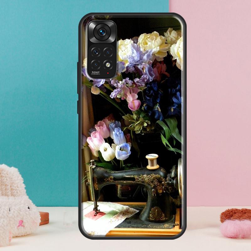 

Sewing Machine Case For Xiaomi Redmi Note 14 13 Pro 12 11 9 10 9S 10S 11S 12S Redmi 14C 13C 10C 12C Cover Redmi Note 10 4G