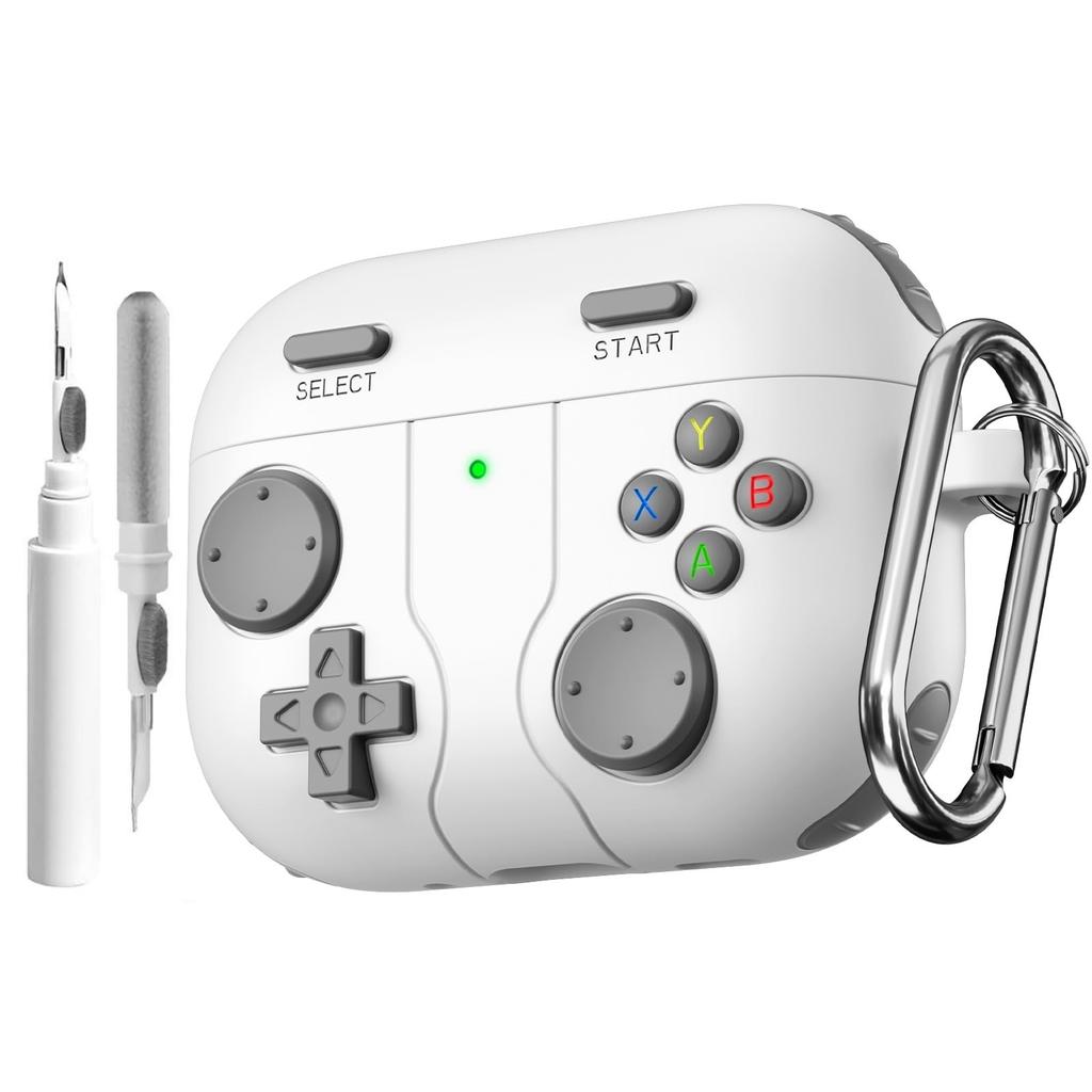 Cute Flower Engraved Case for AirPods Pro 3 Case 2025 with Cleaning kit Anti-Drop Silicone Case For Airpods Pro 3rd Generation