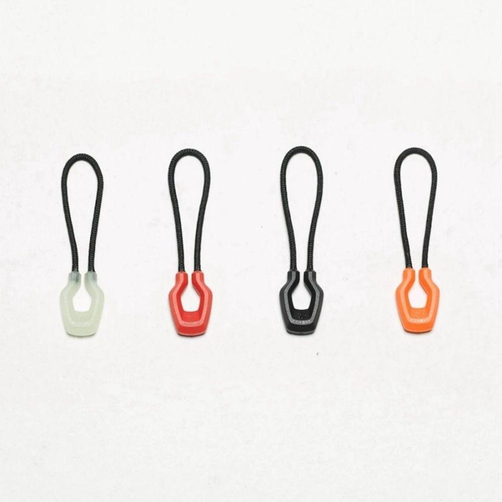 10pcs TPU Night Light Puller End Suitcase Tent Backpack Anti loss Keychain  Outdoor Tool
