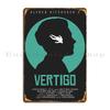 Alfred Hitchcock S Vertigo Monomagic Metal Sign Wall Decor Decor Cave Personalized Mural Tin Poster