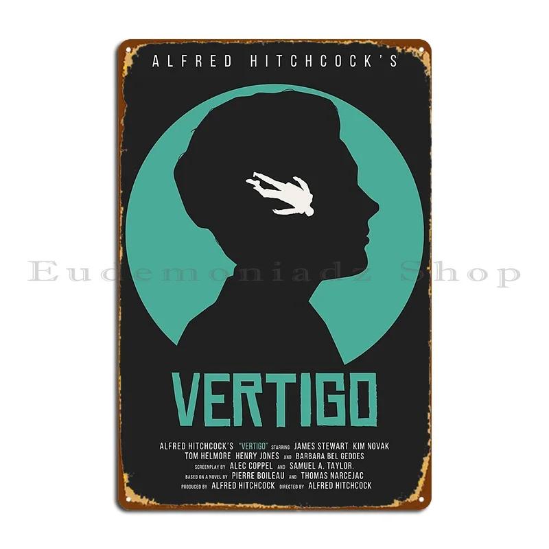 Alfred Hitchcock S Vertigo Monomagic Metal Sign Wall Decor Decor Cave Personalized Mural Tin Poster