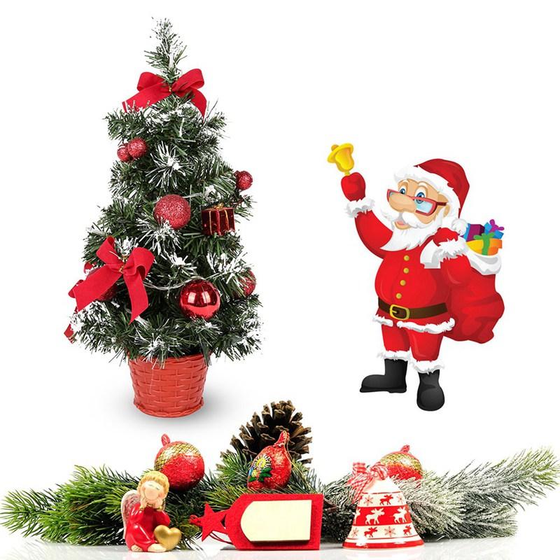 15/20CM Christmas Tree Xmas Tabletop Miniature Artificial Ornament For Home Decoration Christmas Pine Tree