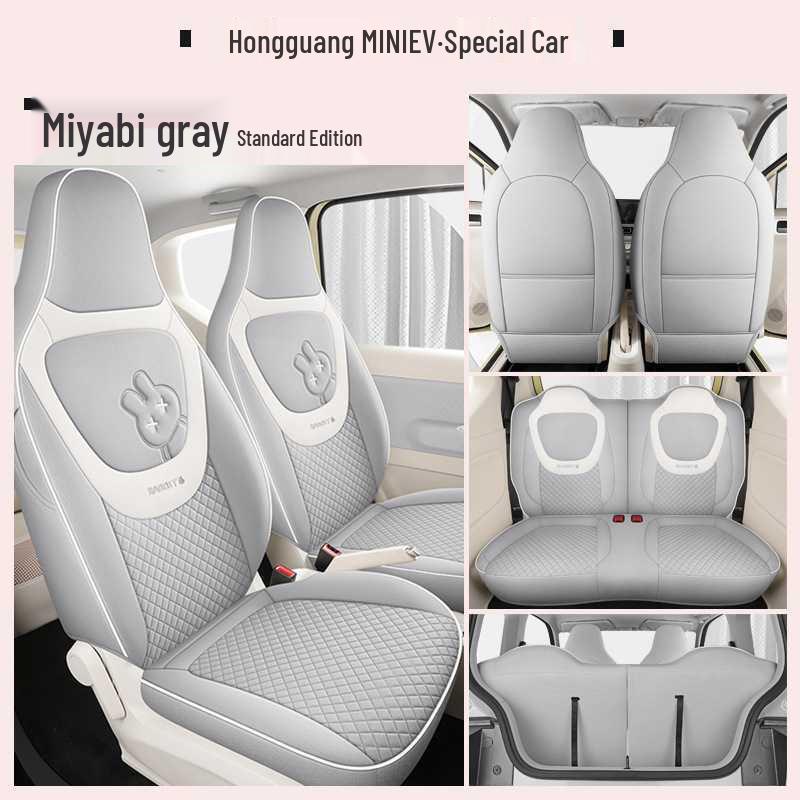 

3rd Gen Wuling Mini Linen Car Seat Covers - All-Season Fit for 24 Models Mini Exclusive