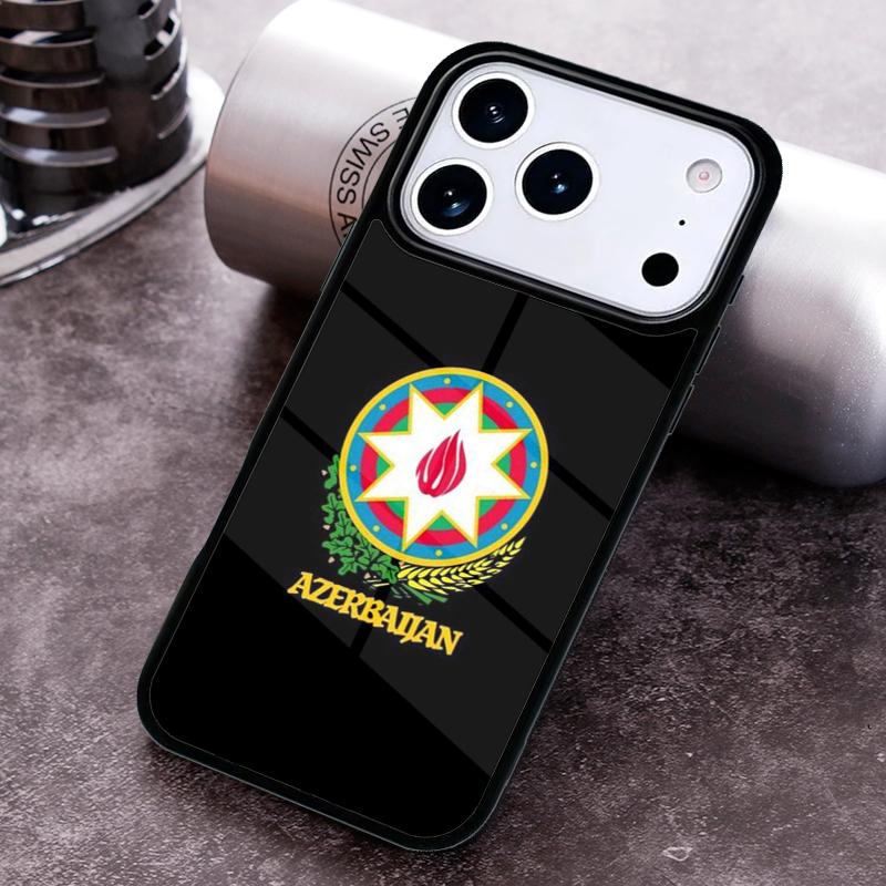 Azerbaijan Flag Phone Case For iPhone 17 16 15 14 13 12 11 Pro Max Plus 17Air Soft Silicone Cover