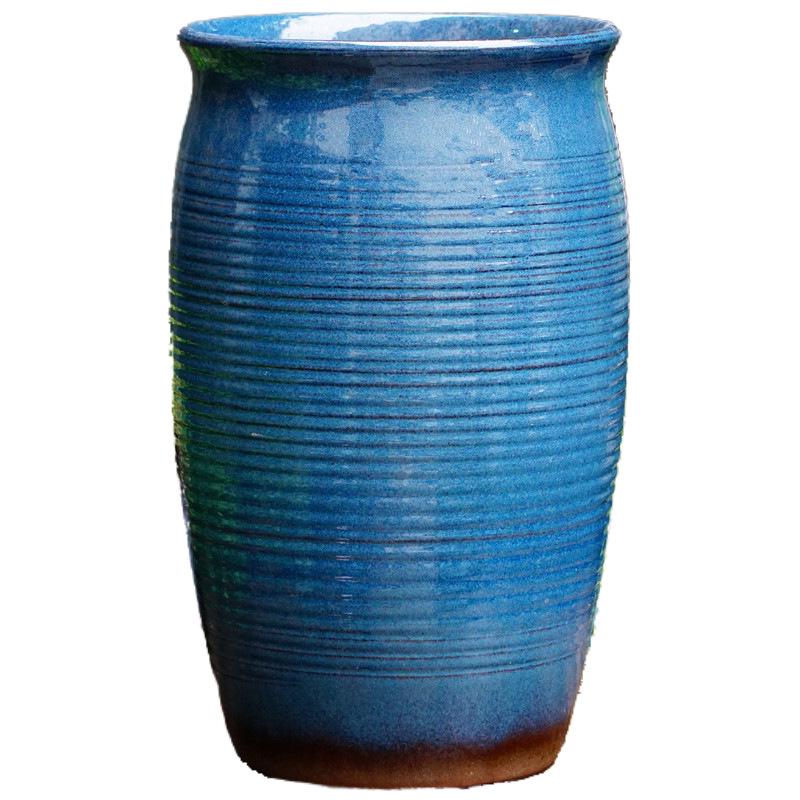 Coarse Ceramic Succulent Pot with Orchid Design – Old Tree Jade Pendant Style