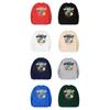 Wassup Trendy Brand Graffiti Smiley Face Earth Round-Neck Sweatshirt for Men, Spring and Autumn Heavyweight Versatile Couple Style American Top