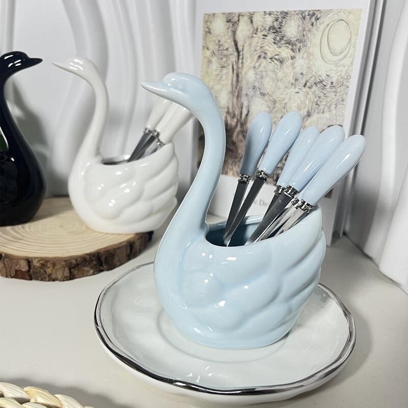 Ceramic Fruit Fork Set