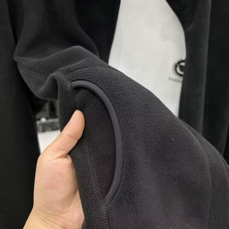 Fleece Jacket for Men's Autumn and Winter Charge Inner Liner Men's Inner Layer for Winter and Autumn and Winter Style Fleece Jacket for Men