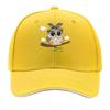 Cute Leopard Bow Owl Sitting On Branch Sandwich Baseball Cap Unisex Women Sun Cap Outdoor Workouts Hat