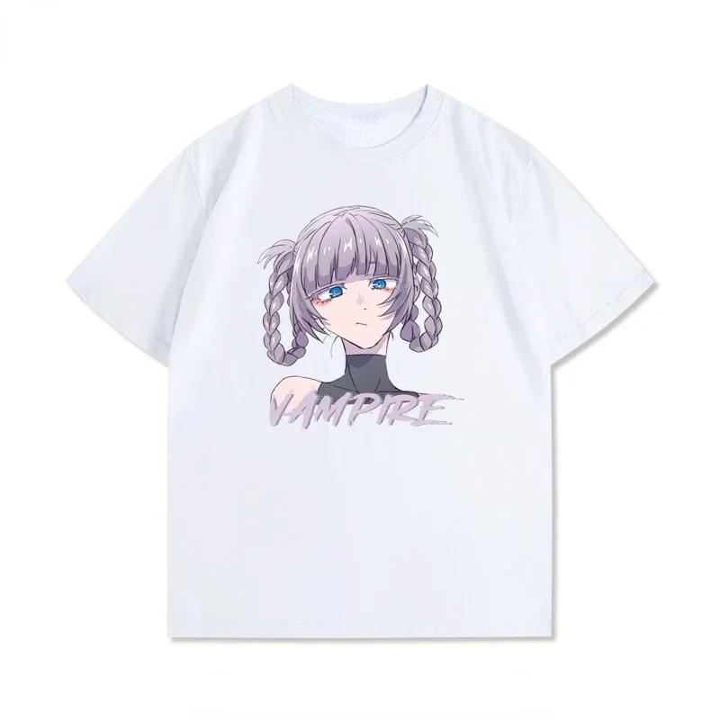 New Japan Anime Unisex Hipster Tshirt CALL OF THE NIGHT COS Fans Printed Shortsleev Tops Streetwear Aesthetic Korea Style Tees