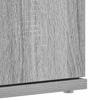 Shoe Cabinet Grey Sonoma 80 x 39 x 178 cm Engineered Wood