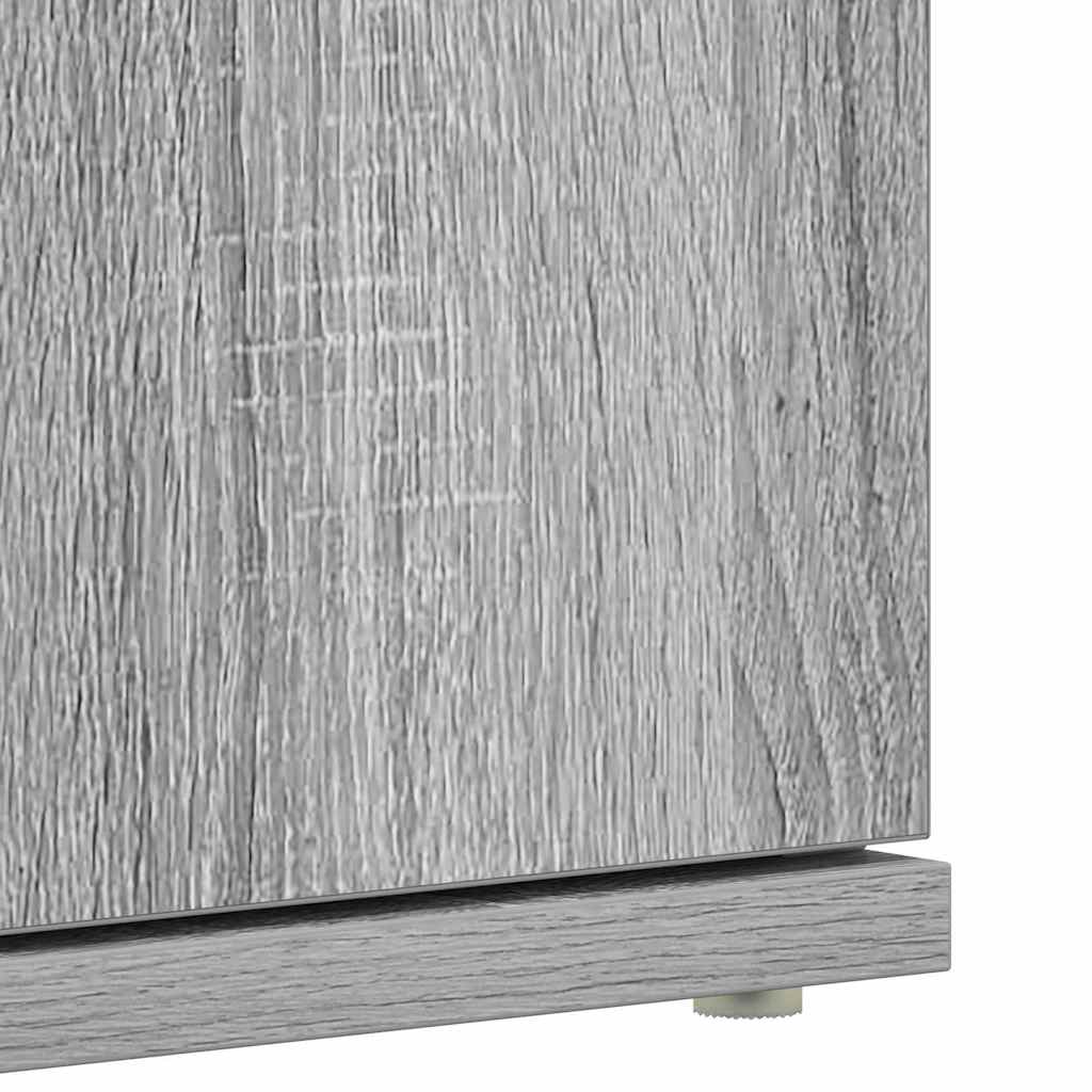 Shoe Cabinet Grey Sonoma 80 x 39 x 178 cm Engineered Wood
