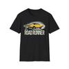 T-Shirt Road Runner 1970 – Maglietta Grafica Classica Gialla Muscle Car