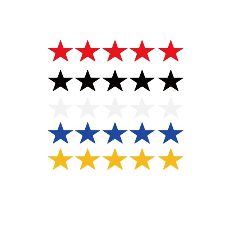 Reflective Car Stickers Five Star Decorative Auto Window Body Vinyl Decals Cover Scratches Waterproof Motorcycle Fuel Tank Trim