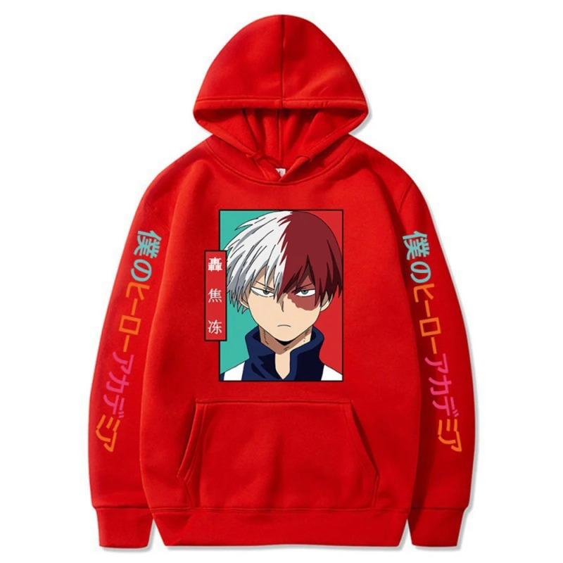 Men Novelty Hoodie Autumn Winter Fashion Sweatshirt My Anime Hero Academia Cosplay Sweater Men Women Pollover Hooded Unisex