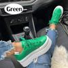 New Women's Fashion Platform Sneakers Lace-up Shoes Ladies Shoes Wedge Sneakers for Women Female Footwear