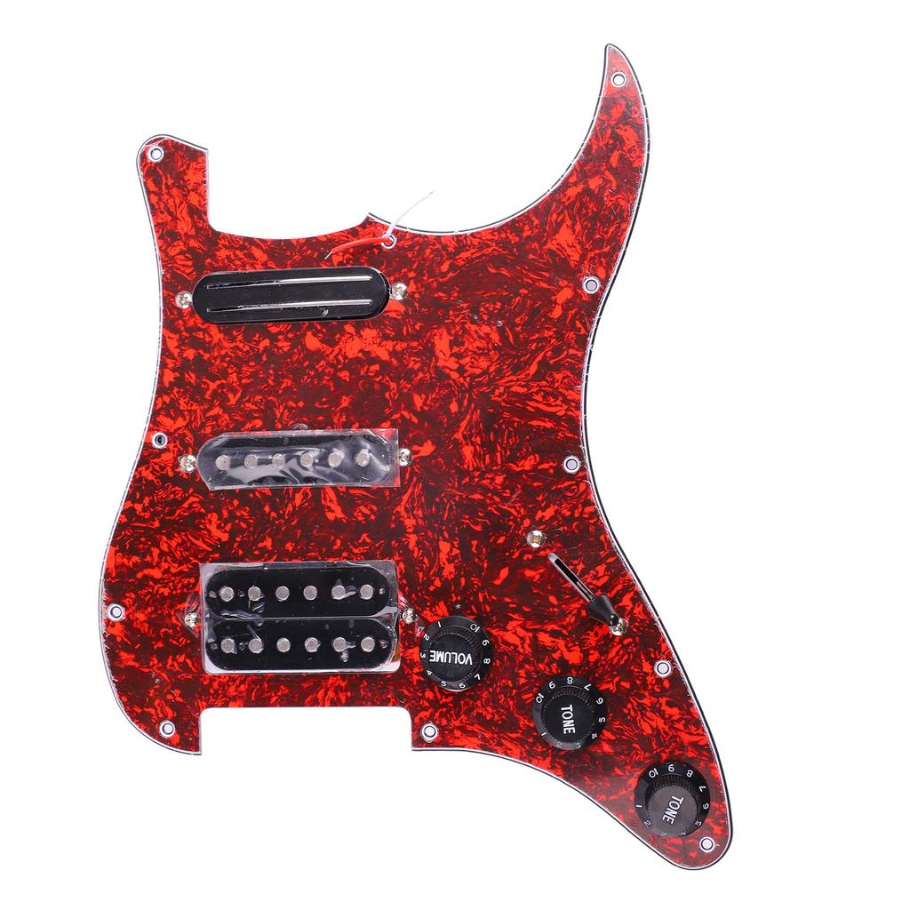 E-Gitarren Schlagbrett Vorverdrahtet Single Double Coil Tonabnehmer 1 Lautstärke 2 Tonregler Bestückte Tonabnehmerplatte