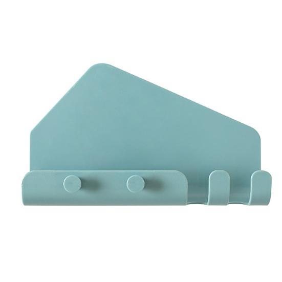 

Подставка для домашнего телефона и планшета Настенное крепление Бесследный крючок Вешалка для хранения Держатель для хранения синий