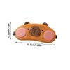 Cooler Cold Gel Kapibala Capybara Sleeping Eyepatch Breathable Plush Eye Patch  Travel Rest Relax
