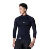 Baseball Under Armour undershirt adult 7 8 sleeve high neck fit HEATGEAR (for midsummer) compression 3 4 mock UPF40 moisture-wicking antibacterial
