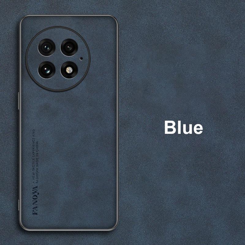 For OnePlus 13 Case Luxury PU Leather Phone Case For One Plus 13 5G OnePlus13 Back Cover Matte Silicone Shockproof Protection