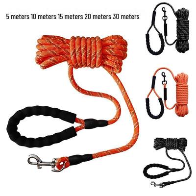 Reflektierendes Extra-Langes Hundetraining & Leinenseil - 10m, 20m, 30m für Camping und Garten