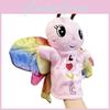 Butterfly Colorful Handmade Plush Toy Parent Child Soothing Doll Interactive
