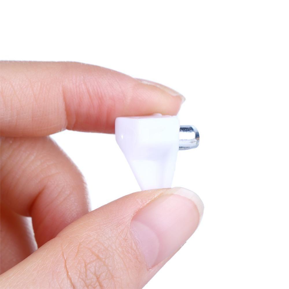 5mm Plastic Wooden Furniture With Metal Pin Fixed Cabinet Cupboard Shelf Studs Pegs Hardware Accessories Bracket Shelf Holder