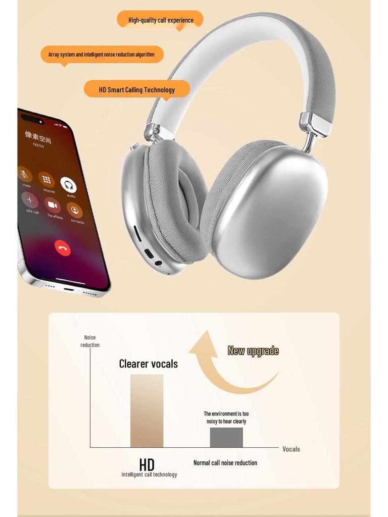 3D Stereo Wireless Gaming Headset: Bluetooth, Mobile-Compatible, Retractable, Multi-Color Options, Head-mounted