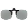 Meigan UV Cover Adjustable Lens BREAKER Clip-on Sunglasses, Polarized, Photochromic, Protection, Flip-up Glasses, Anti-Glare, Height, Smoke, 9348-07