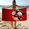 Cartoon P-Pucca Cute Funny Towel Beach Towel Oversized Quick Dry Towel Absorbent Soft Swim BeachTowels for Men Women