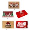 Miękka i wygodna wycieraczka Merry Christmas Gnome dla świątecznego akcentu Dekoracja świąteczna Wycieraczka pod drzwi