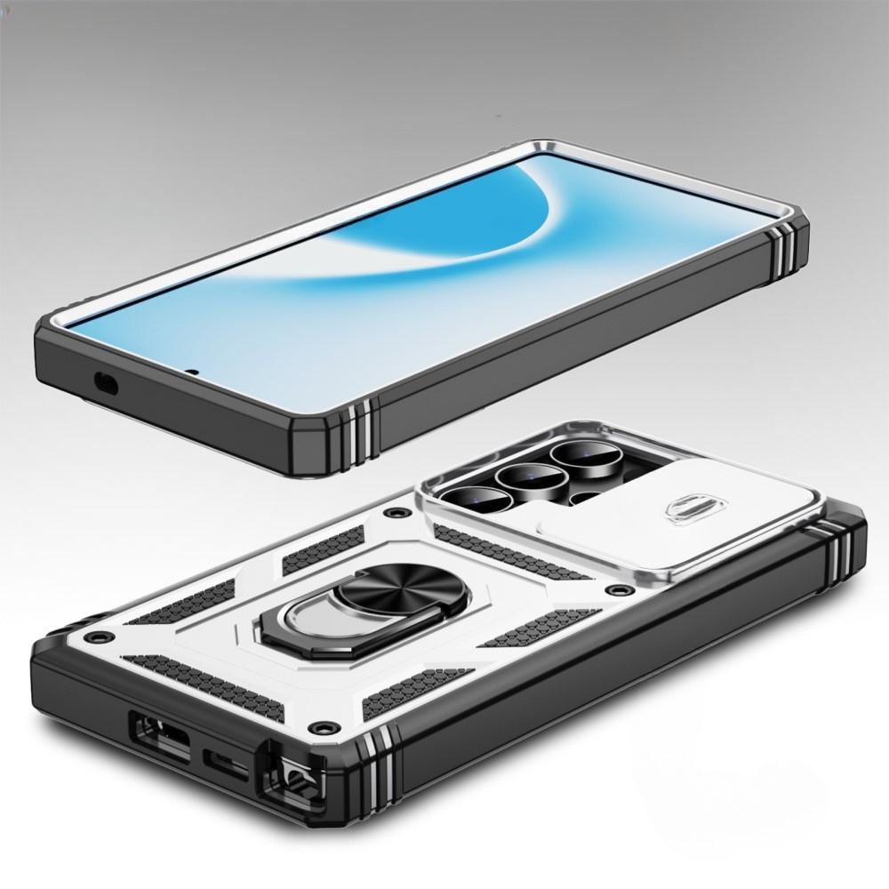 Samsung Galaxy S25 Ultra Case, KickStand Camera Lens, White