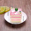 Simulation Mini Square Fruit Cream Cake MultiColor Artificial Cube Cupcake Fake Cake Dessert Decor for Kitchen Bakery Display