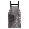Cute Summer TPU Kitchen Apron - Waterproof, Oil and Stain Resistant with Cartoon Design