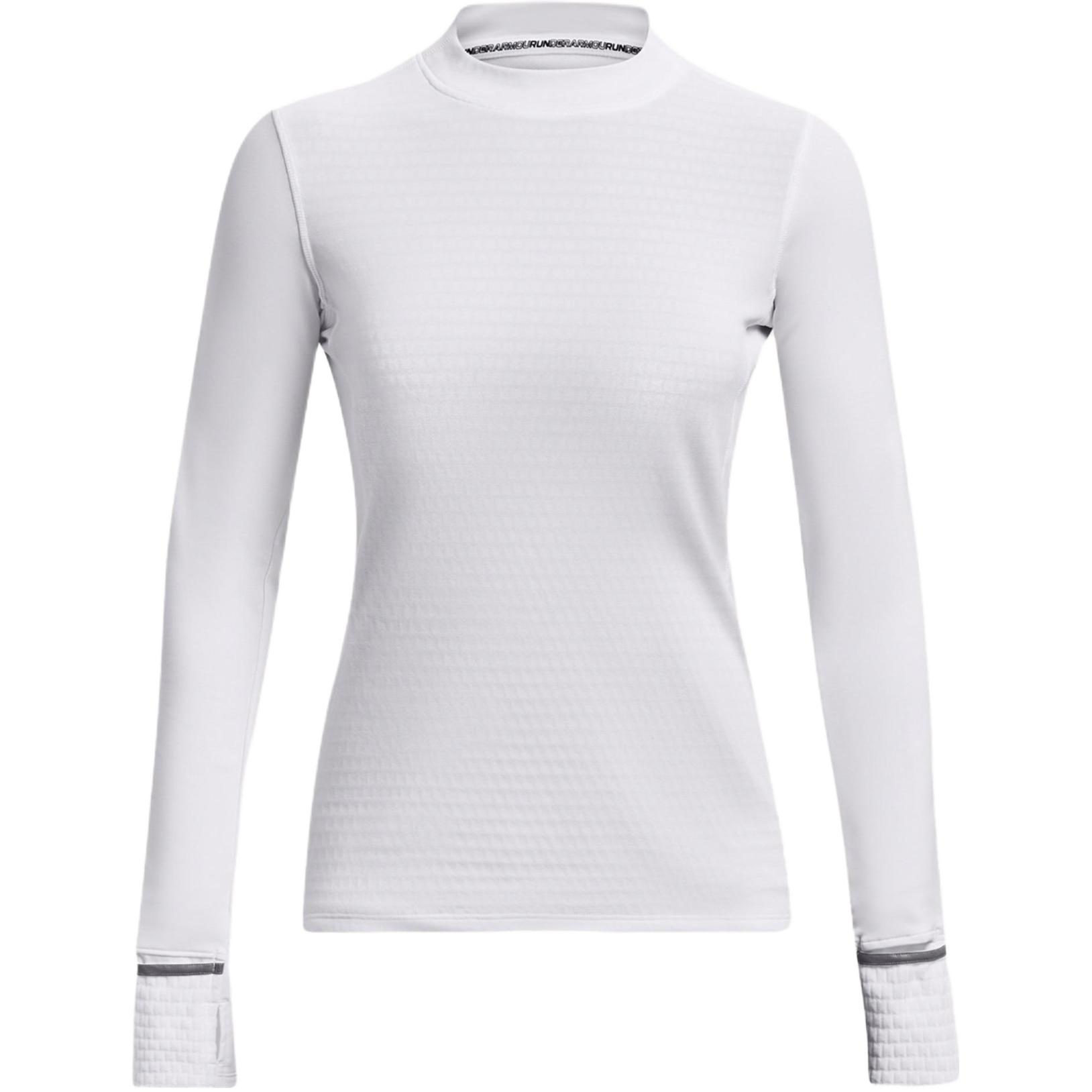 

Женские топы для фитнеса с длинными рукавами Under Armour Qualifier ColdGear, белые 1379343-100 XL