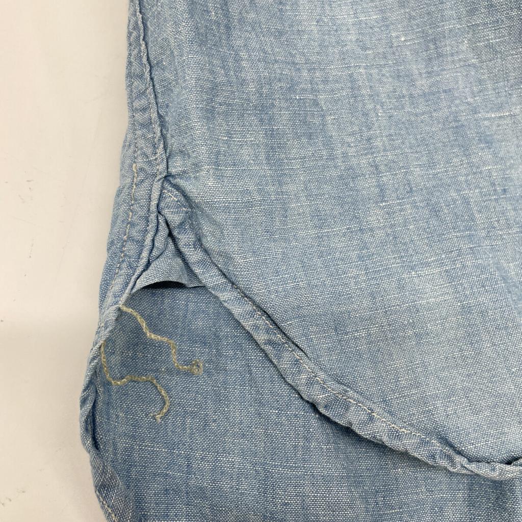 RRL Light Blue Half Sleeve Shirt tops M Light blueUsed